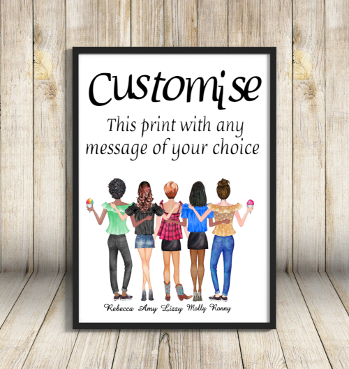 Customise Your Own A4 Print, With Your Text/Image